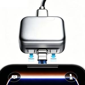 スマート式Type‑C充電アダプター（1個）、満充電時に自動停止、夜間や unattended時でも安全に充電できるユニバーサル分割充電器