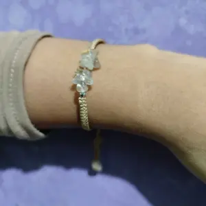 Gelang Tali Batu Alam Crystal Asli