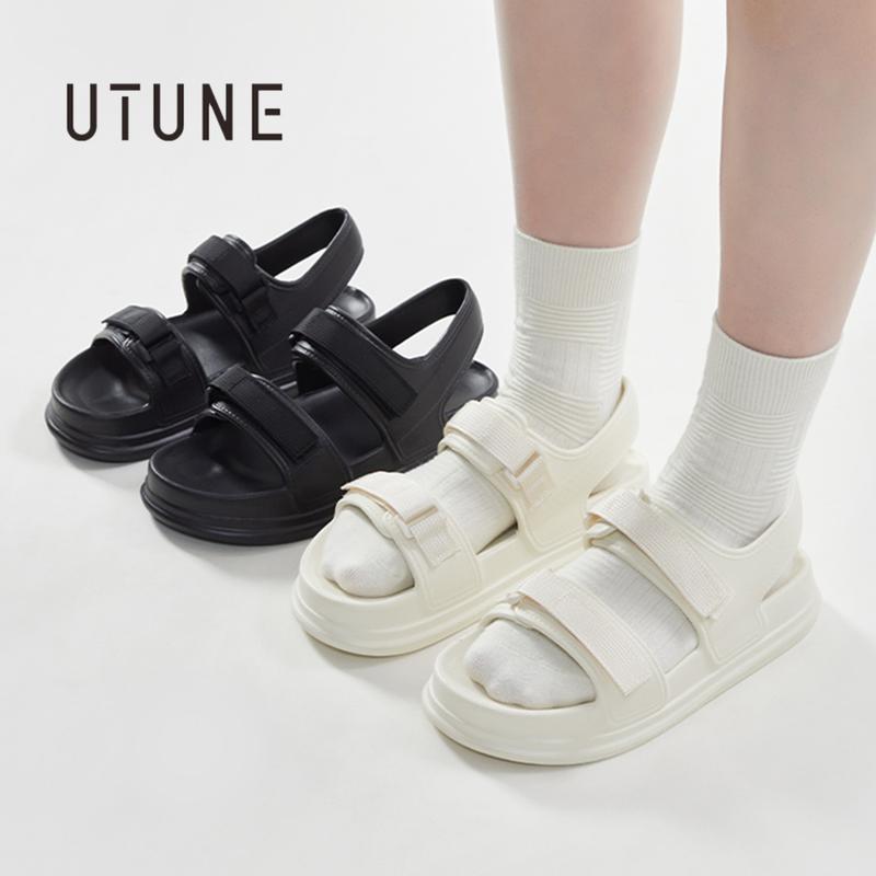 【LIVE STREAM UTUNE Dép Nữ, Dải Nylon, Phong Cách Biển, Êm Ái, Chống Trơn, Đế Bằng, Thoải Mái, Giày Sandal Nữ, Phù Hợp Đi Biển & Thường Ngày
