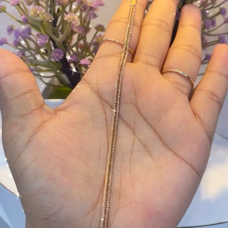 gelang rantai gepeng (8k)