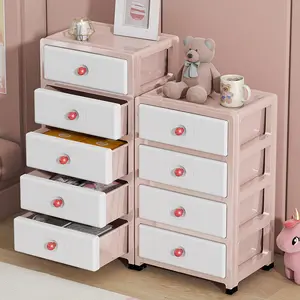 【stok lokal】Drawer Storage Cabinet/Loker Plastik/ Lemari Plastik Lemari/ Lemari Plastik susun /Lemari baju anak