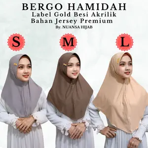 jilbab GROSIR BERGO HAMIDA LOGO GOLD BESI AKRILIK JERSI MENUTUP DADA HIJAB BERGO jilbab GROSIR BERGO HAMIDA LOGO GOLD BESI AKRILIK JERSI MENUTUP DADA HIJAB BERGO