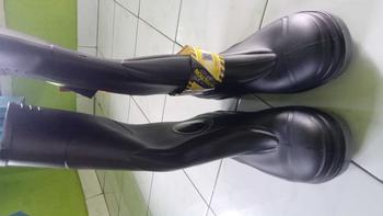 Product Review of Sepatu Boot Safety Tinggi SAFETY S5 AP BOOTS Hitam Kuning Besi Toe Cap Anti Slip Karet Lokal Proyek Shoes from r**o 0