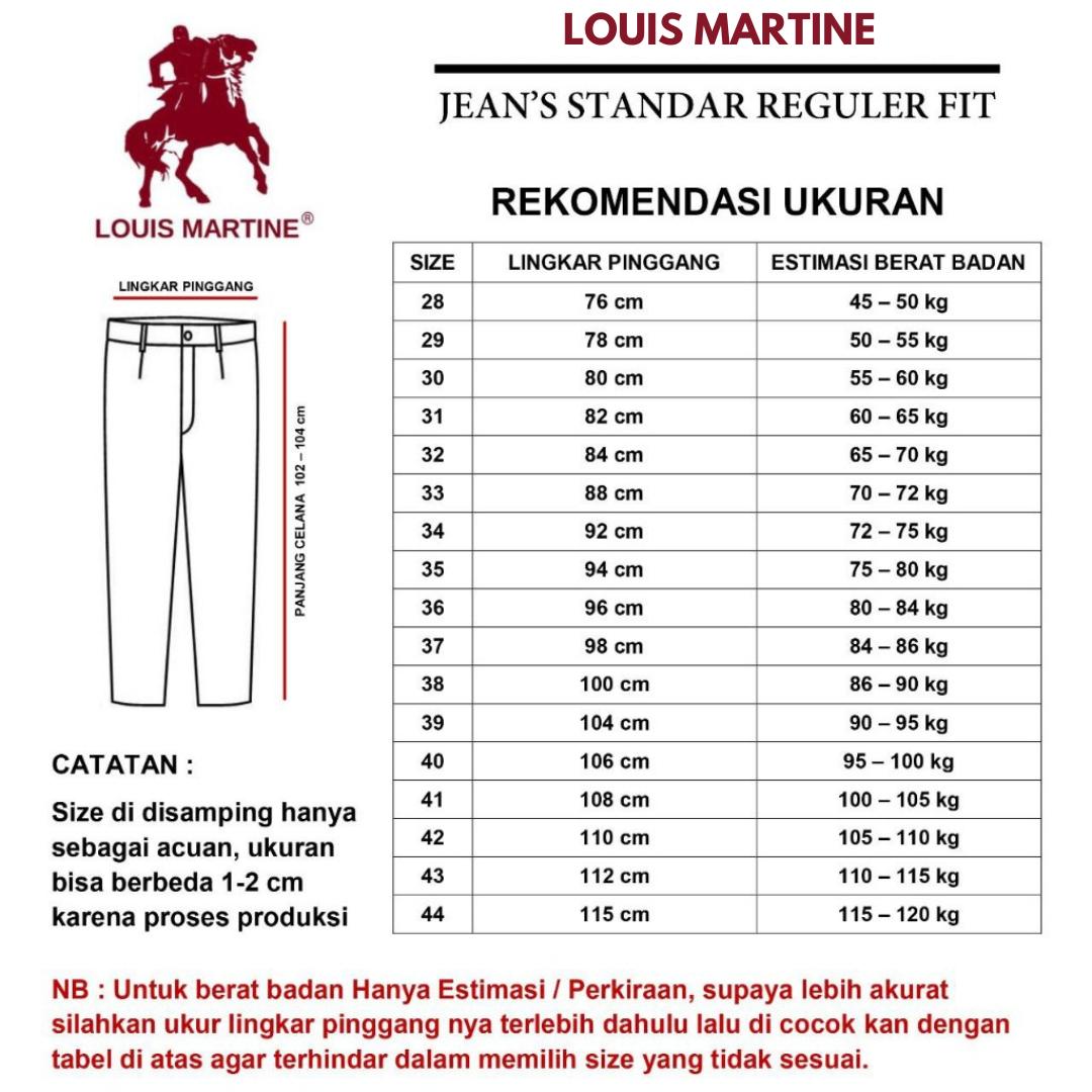 LOUIS MARTINE - CELANA JEANS PANJANG ORIGINAL SIZE 28-44