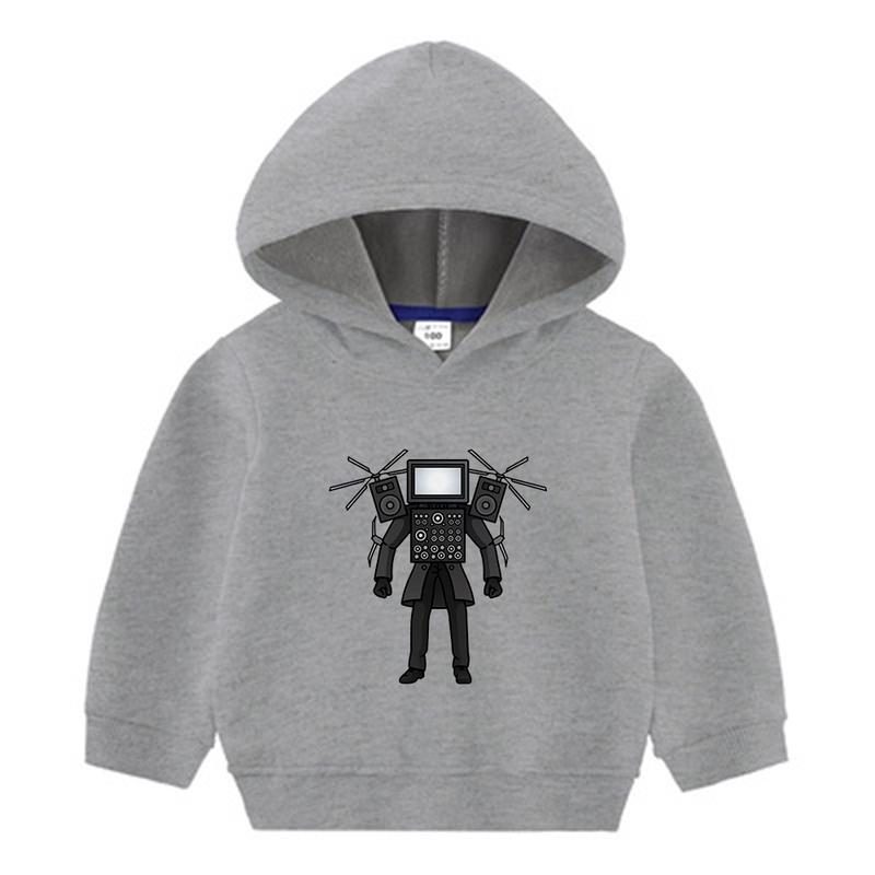 Cinemaman Skibidi Toilet Children's Hoodie Kids Simple Casual Cartoon Boys and Girls jacket Top 7
