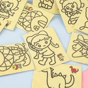 20PCS Mainan edukasi pasir mewarnai anak