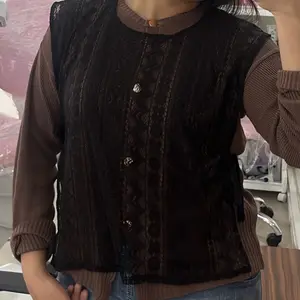 VEST BRUKAT PREMIUM/LACE BRUKAT VEST/ROMPI BRUKAT WANITA OUTER Casual  Atasan Samping Motif