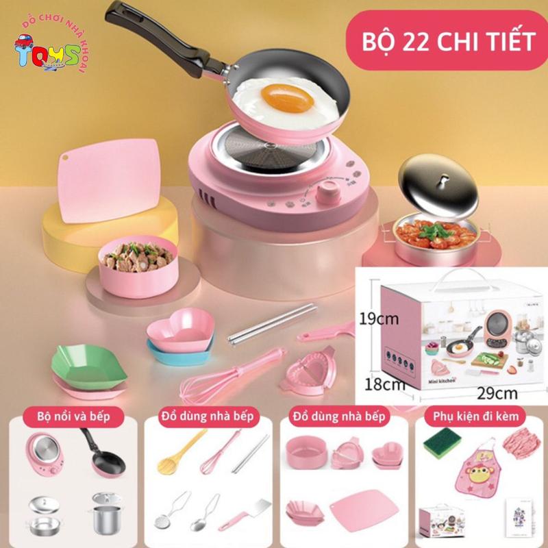  Đồ Chơi Nấu Ăn Thật Trọn Bộ Cho Bé Đồ Chơi Nhà Bếp mini Nấu Ăn Thật Toy Câu Cá Bếp mini Nấu Ăn Thật  bếp nấu ăn mini  bếp điện mini bộ  đồ 