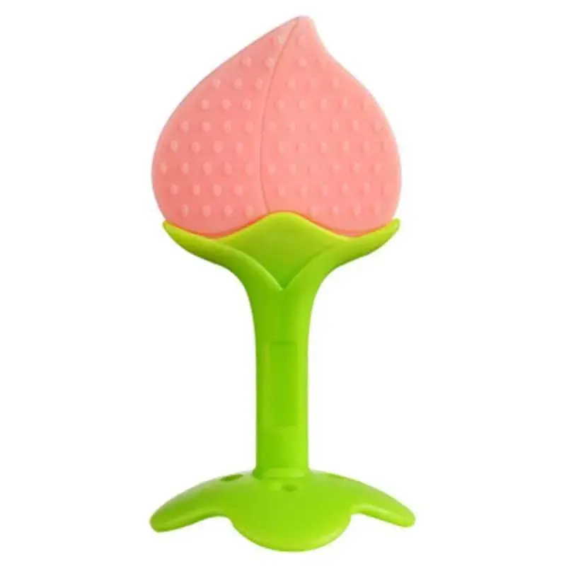 Teether bahan silikon gigitan bentuk buah Baby fruit teether GS-01 6