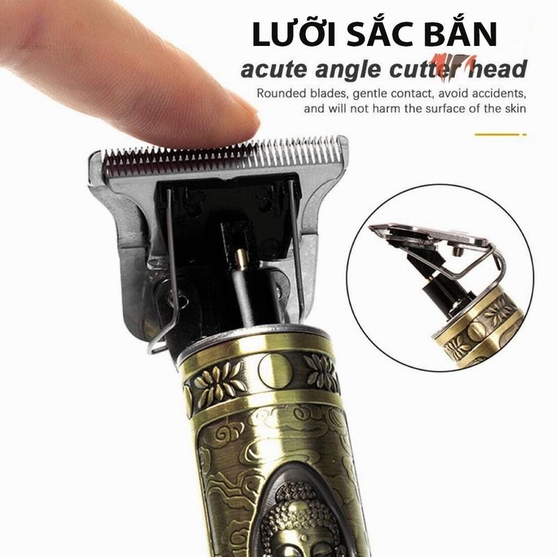 Tông đơ cắt tóc bấm viền tạo kiểu tóc dùng làm máy cạo râu 6