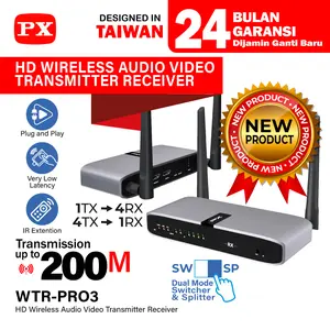 Wireless HDMI Extender Audio Video Transmitter Receiver PX WTR-PRO3