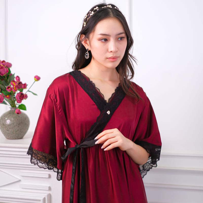 LADYBYDIANA MONALISA KIMONO Dailywear Ala Korea Bahan Silk Premium Busui Friendly Nyaman & Adem 3