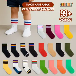 Kaos Kaki Anak Oldschool Setrip Strip Tribal Motif Vintage 1-5 Tahun