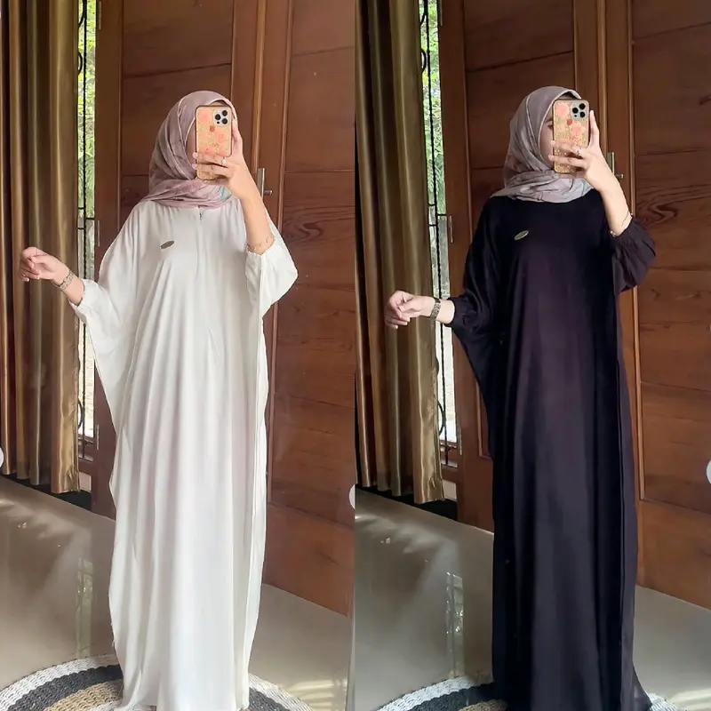 Anindya - Dress Best Seller Premium Gamis Kaftan Lebaran Wanita 0