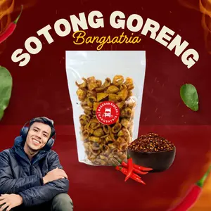 SOTONG GORENG BANG SATRIA SEUHAH 200gr (Makanan ringan Gurih dan Pedas Mantap) Cemilan Food