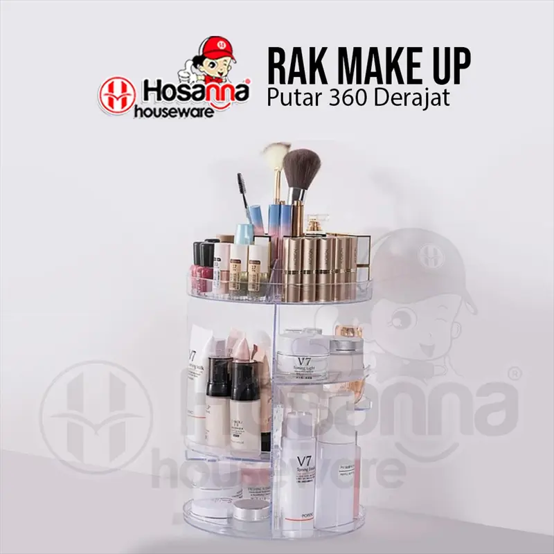 Rak Kosmetik Putar Akrilik 360 Derajat / Rak Makeup Acrylic 0