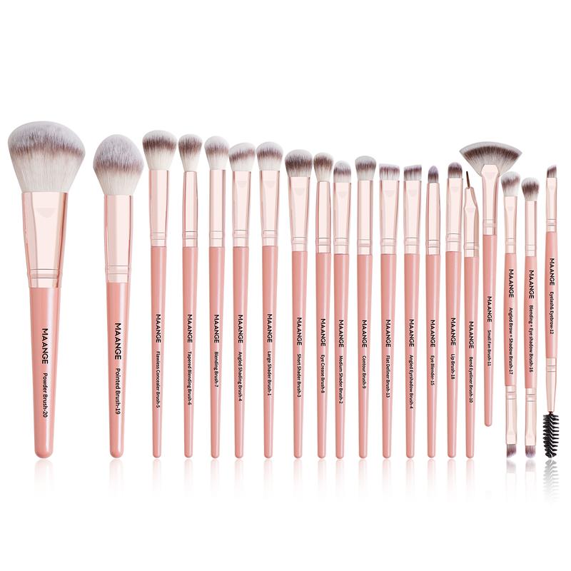 Bộ 20 Cọ Trang Điểm Chuyên Nghiệp MAANGE Chính Hãng Siêu Mềm Hồng 5748RJ - Dành Cho Nữ - Women Mỹ Phẩm Cosmetic Mỹ Phẩm Cosmetic Mỹ Phẩm Cosmetic