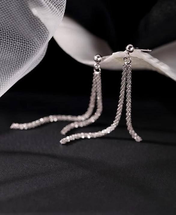Anting Eyori Macca 925 Sterling Silver Tassel Perak Anti Karat Lapis Emas 14K 6