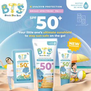 MyLO BTS Baby & Kids Sunscreen Stick / Sunblock Lotion - 80mins Water Resistant, Gentle Facial Skincare, Calendula Scent