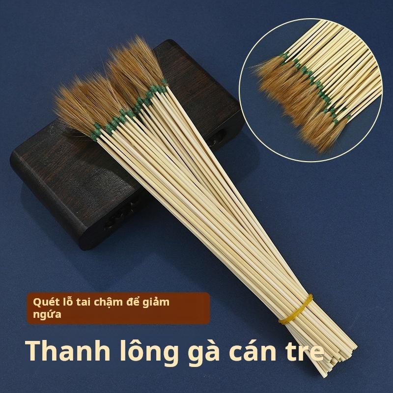 Product Introduction of Dụng Cụ Ngoáy Tai, Tay Cầm Bằng Tre, Que Lông Ngỗng, Que Lông Gà, Que Lông Hạc, Bộ Dụng Cụ Ngoáy Tai, Đào Tai, Tẩy Lông Tai 1