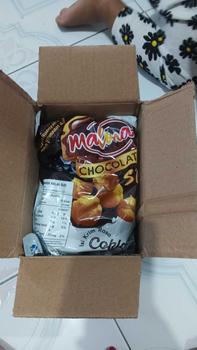 Product Review of COD Soes Coklat Cokelat/strawberry/ 500g/1kg /Update kemasan terbaru / merek baru/Malona/ mix rasa/halal Kue Sus Kering Isi soes coklat lumer 1 kgr Enak Murah （Cemilan keluarga, cocok untuk dewasa dan anak-anak） Chocolate Food Makanan Snack Manis from a**i 2