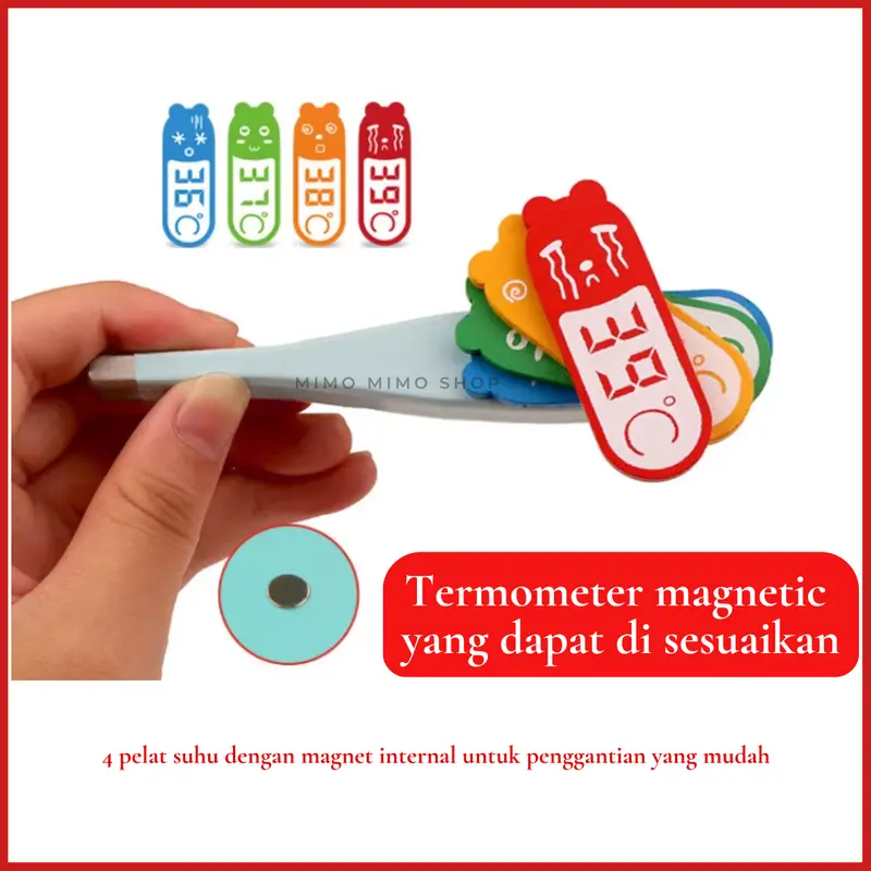 MAINAN DOKTER DOKTERAN ANAK FREE TAS MURAH  - RED DOCTOR MEDICAL WOODEN TOYS | Mainan Edukasi Dokter Gigi | Dokter Anak Wooden Toys Kayu 2