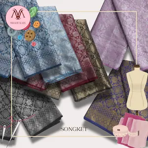 Kain Songket Meteran Eceran Murah Harga Per Setengah Meter Mbahe Textile