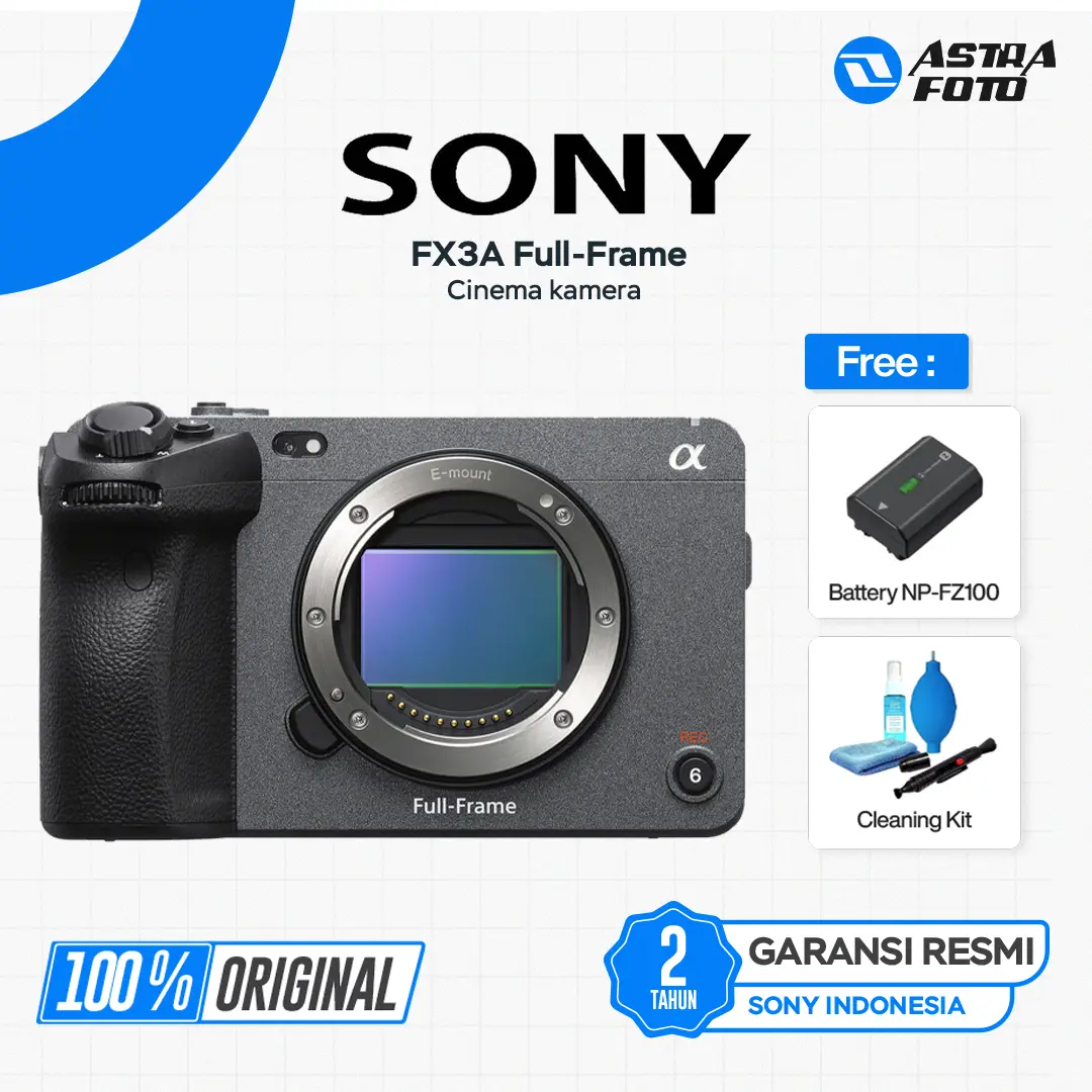 SONY FX3A Full Frame Cinema Line Body Only Garansi Resmi - Sony FX-3