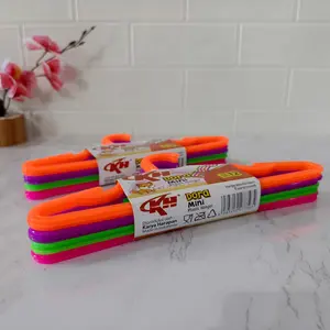 [ COD ] 24 PCS gantungan baju bayi dora mini merk kh isi 24 pcs / 12 pcs Hanger Anak Plastik - RANDOM, HARGA PER 24 PCS / 2 LUSIN BY MEGA CETAKAN