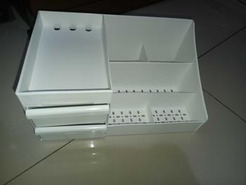 Product Review of Rak Kosmetik Drawer Kotak Penyimpanan Makeup Organizer make up storage box kosmetik from ✰**✰ 1