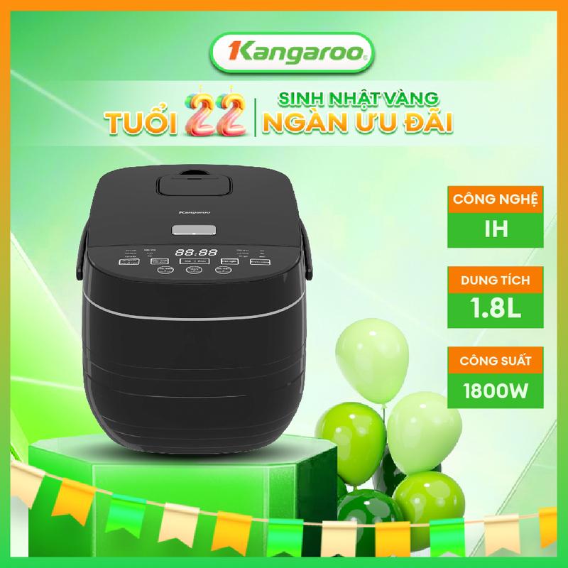 [ IH ] Nồi cơm điện cao tần 1.8L Kangaroo  KGR18IH3- công suất 1300W.
