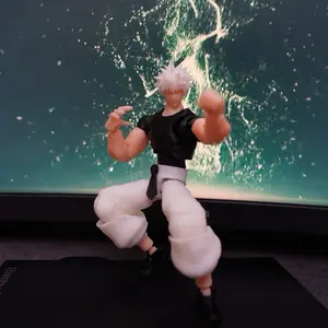 Update v2 9-2025  Gojo satoru shinjuku arc dummy13 action figure full artikulasi sepatu magnet