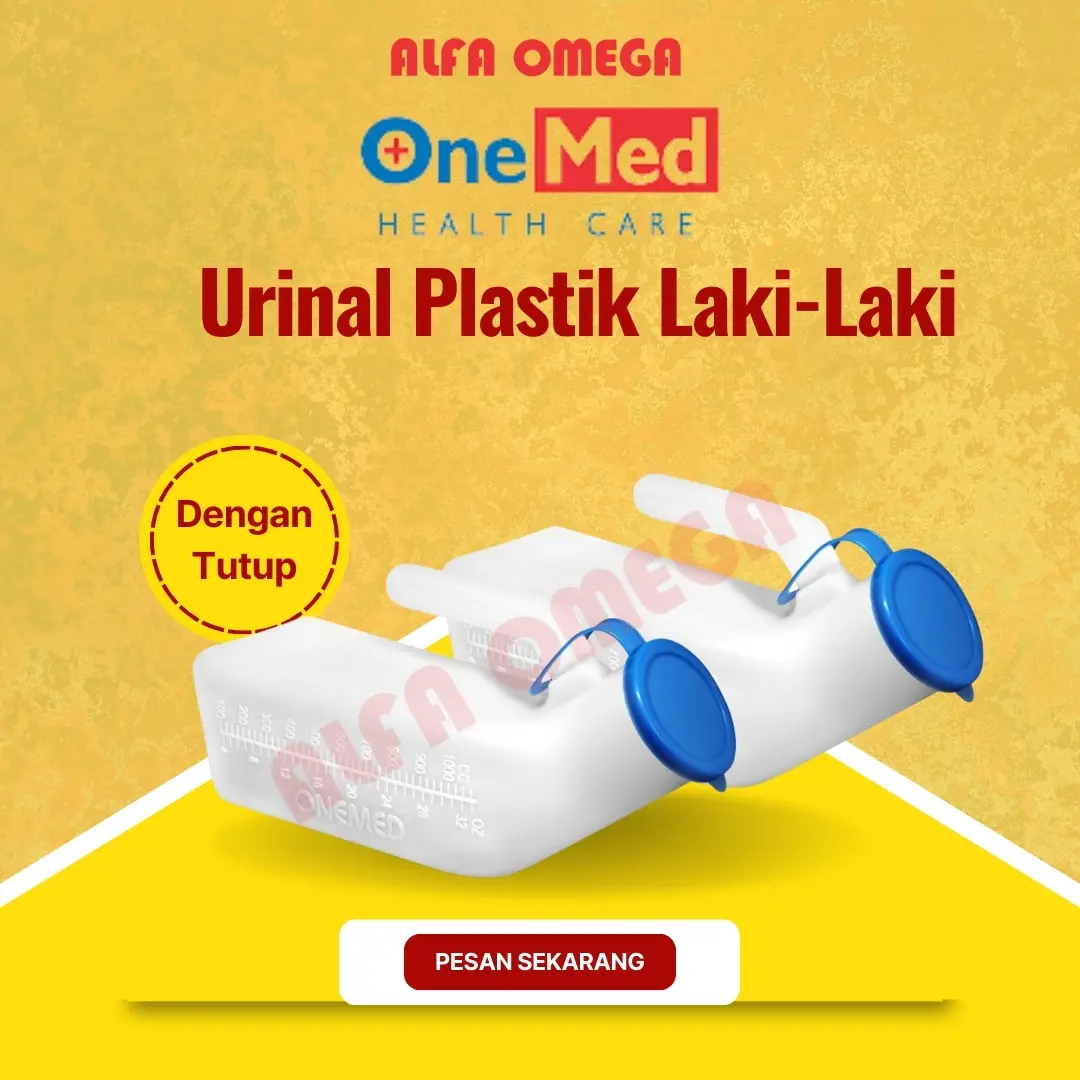 Urinal/Pispot Laki-Laki Dengan Tutup