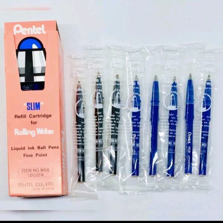 Isi ballpoint pentel original hitam / refill pentel hitam