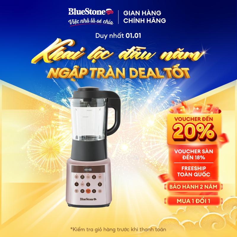  DEAL  Máy Làm Sữa Hạt Đa Năng BlueStone BLB-6029 1.75 Lít 900W với 11 Chương Trình Cài Đặt Tiện Lợi & Lưỡi Dao 6 Cánh Thép Không Gỉ 
