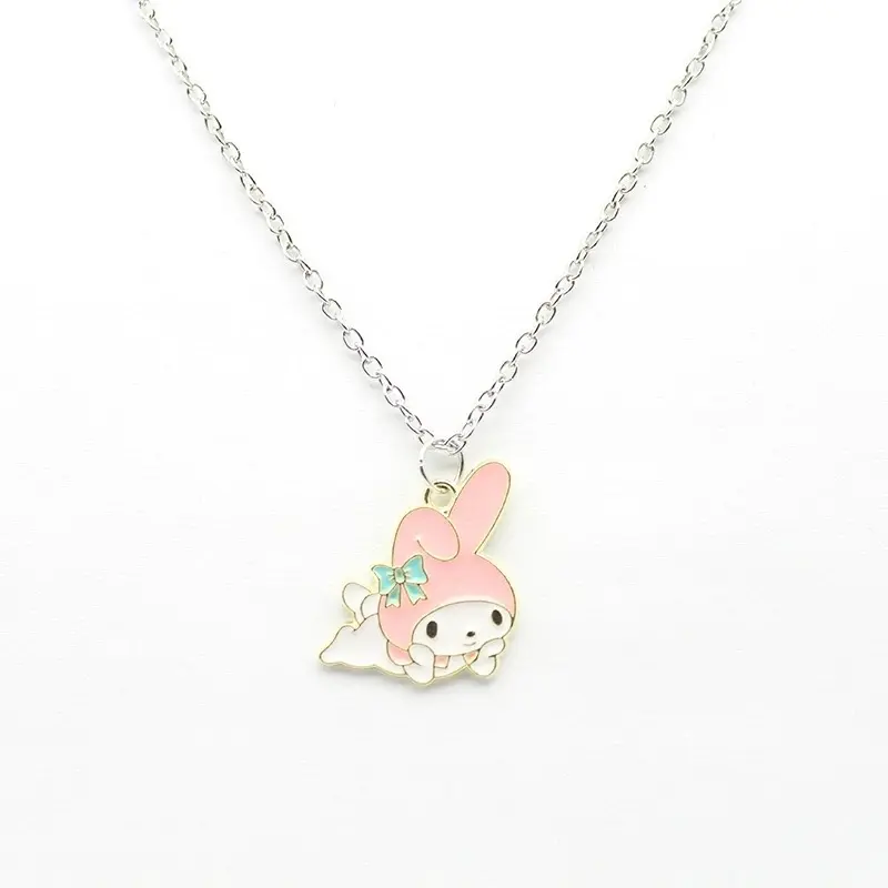 Cartoon character Necklace for children dress in fashion melody cinnamoroll hello kitty