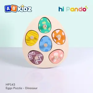 Hi Pando Egg Dinosaur - Mainan Puzzle Berbentuk Dinosaur (HP143)