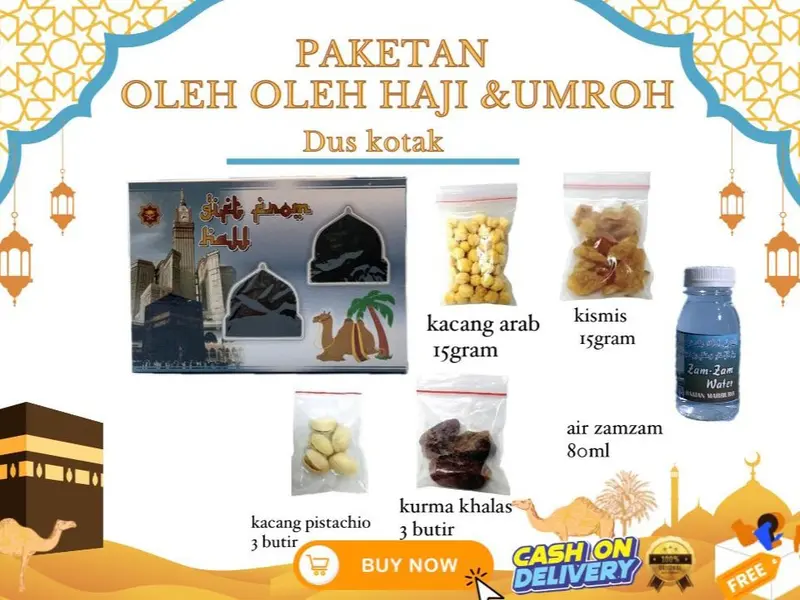 Paket hemat Oleh Oleh Haji & Umroh paket dus kotak paket hematlengkap 6