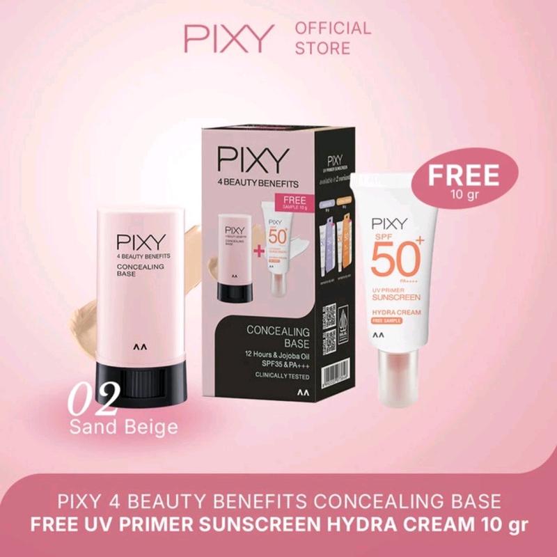 PIXY Concealing Base free Sunscreen - Concealer 4