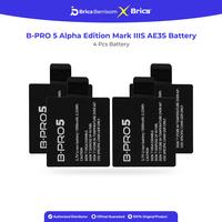 Gambar Paket 4 Baterai B-PRO 5 ALPHA EDITION AE ORIGINAL dari Brica Berrisom Kab. Tangerang 1 Tokopedia