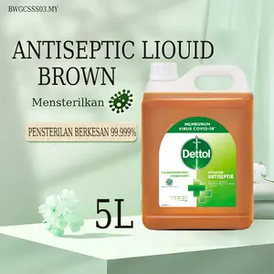 Dettol Cairan Antiseptik Disinfektan 5L Bottle - Antiseptic Liquid Peningkatan kapasitas besar5000ML