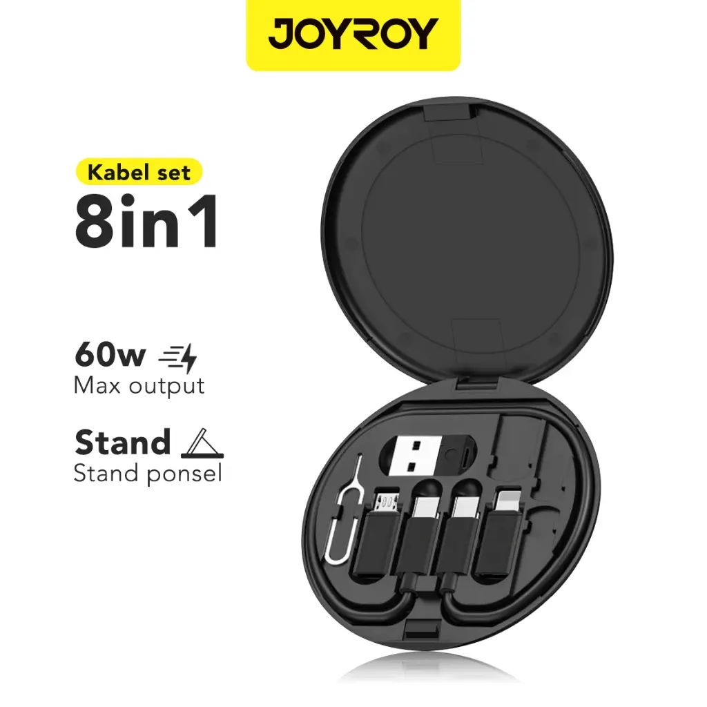 5 IN 1 Kit Set Multiport Multifunction TYPE C Charging Data Cable 60W Fast Charge Phone