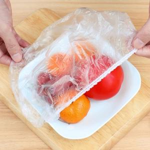500個セット バリューパック 使い捨てフードカバー、プラスチック製の伸縮性ボウルカバー、ボウル・皿・食器用の伸縮性フードラップ、BPAフリー、食品グレード、家庭用・レストラン・ケータリング向け