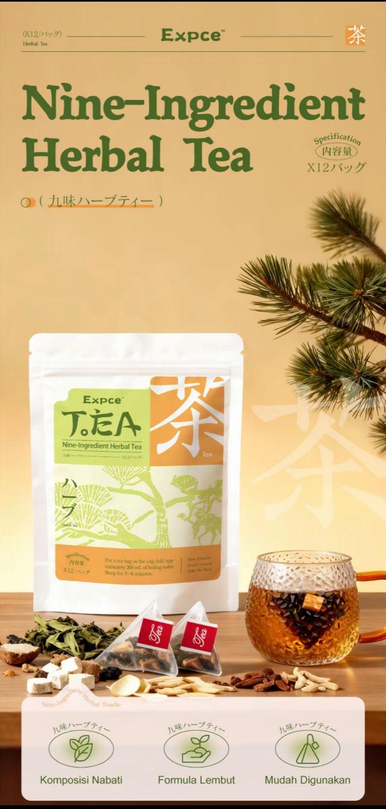 [ORIGINAL] Expce Nine Ingredient Herbal Tea - Rahasia Tubuh Rileks ...