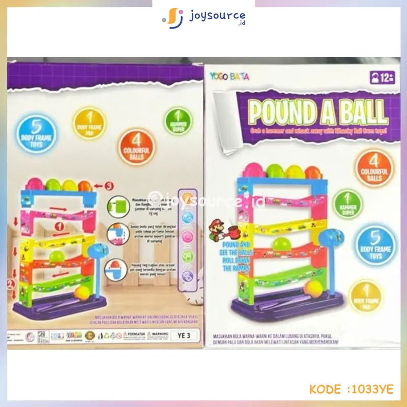 MAINAN BOLA PUKUL GAME POUND A BALL / PUKUL BOLA YE 3 5