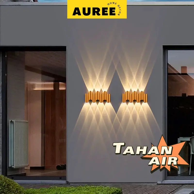 AUREE - Lampu Dinding Outdoor Anti Air Modern Minimalis Lampu Dinding Teras Lampu Taman 2