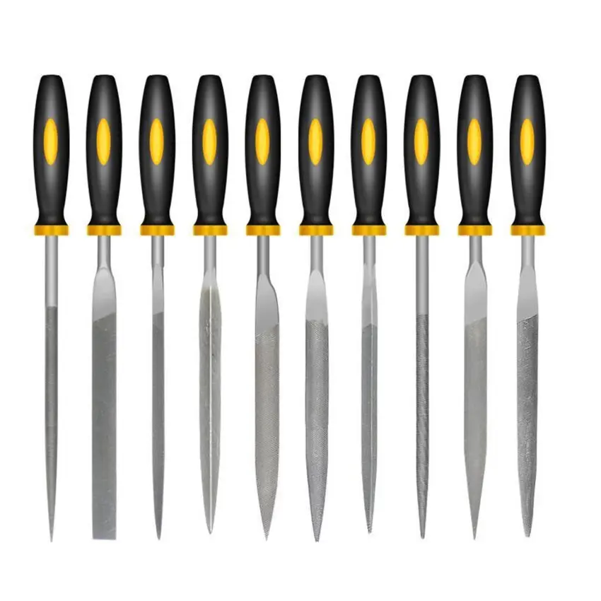 10 Piece  File Set for Jewelers Wood Carving Craft Metal Glass Stone