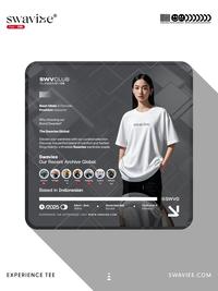 Gambar SWAVIEE Jersey Boxy Oversize Catastrophe White Unisex - M dari Swaviee Kab. Bandung 4 Tokopedia
