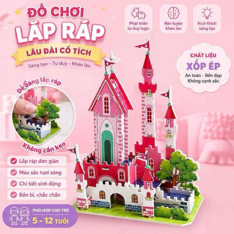CHỌN HÌNH LẮP RÁP 3D KIẾN TRÚC TƯ DUY SÁNG TẠO (Kh