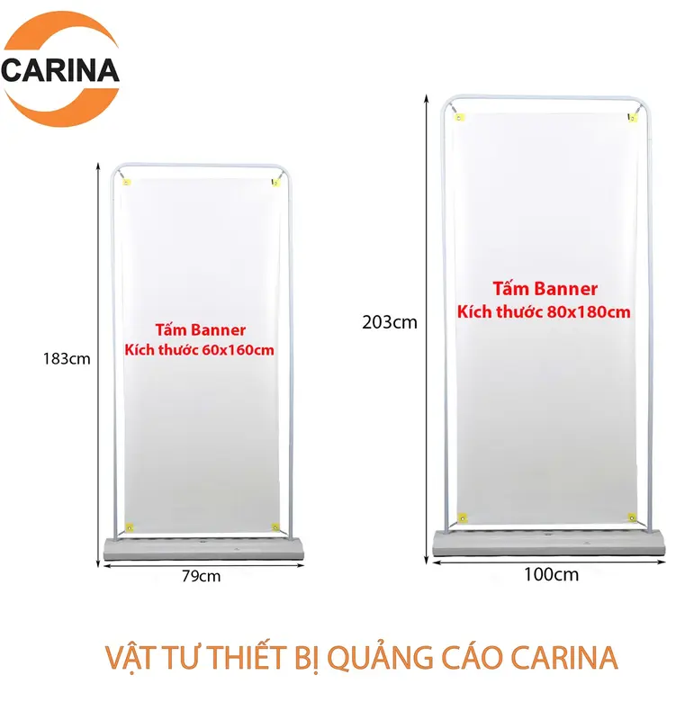 Standee ngoài trời 60x160 hoặc 80x180cm chân đế nước chống gió kiểu cửa, khung treo poster quảng cáo 8